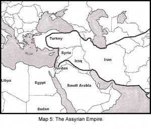 Map 5: The Assyrian Empire